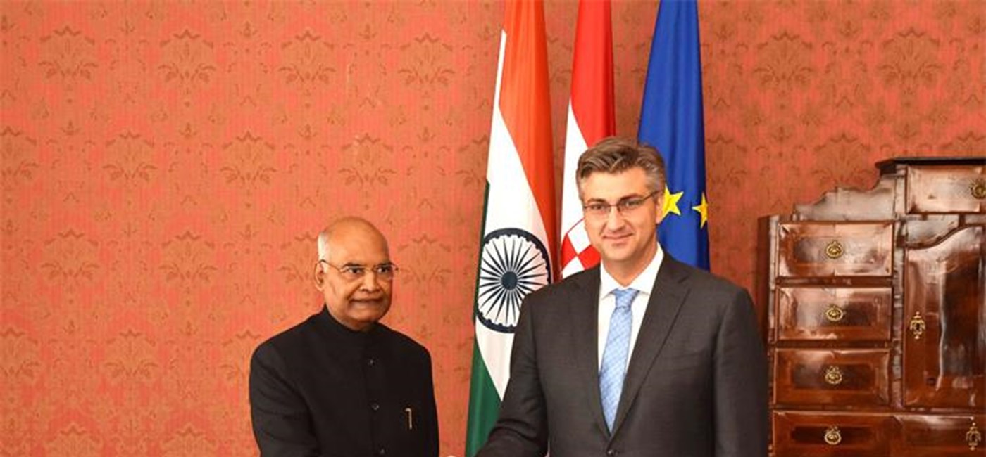Plenković i Kovind se založili za jačanje bilateralnih odnosa Hrvatske i Indije